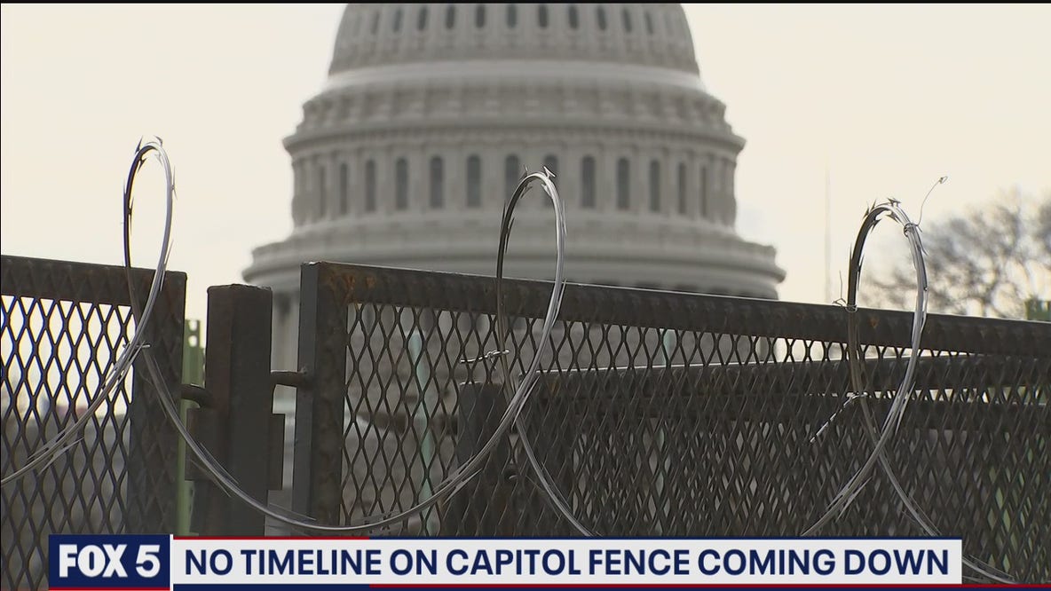 No timeline on Capitol fence coming down